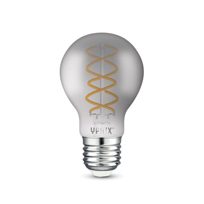 E27 LED Filament Lampe Atlas A60 smokey 7W 1800K dimmbar