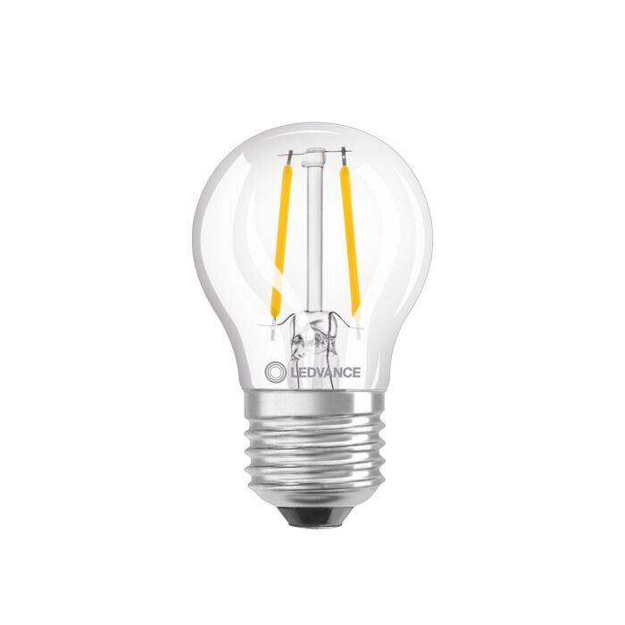 E27 LED Filament Kugellampe Classic P40 4,8W 2700K dimmbar