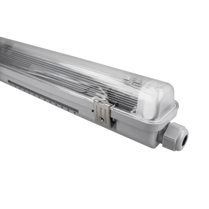 LED-T8-Halterung Damp-Proof, Performance 1 x 120 cm, IP65